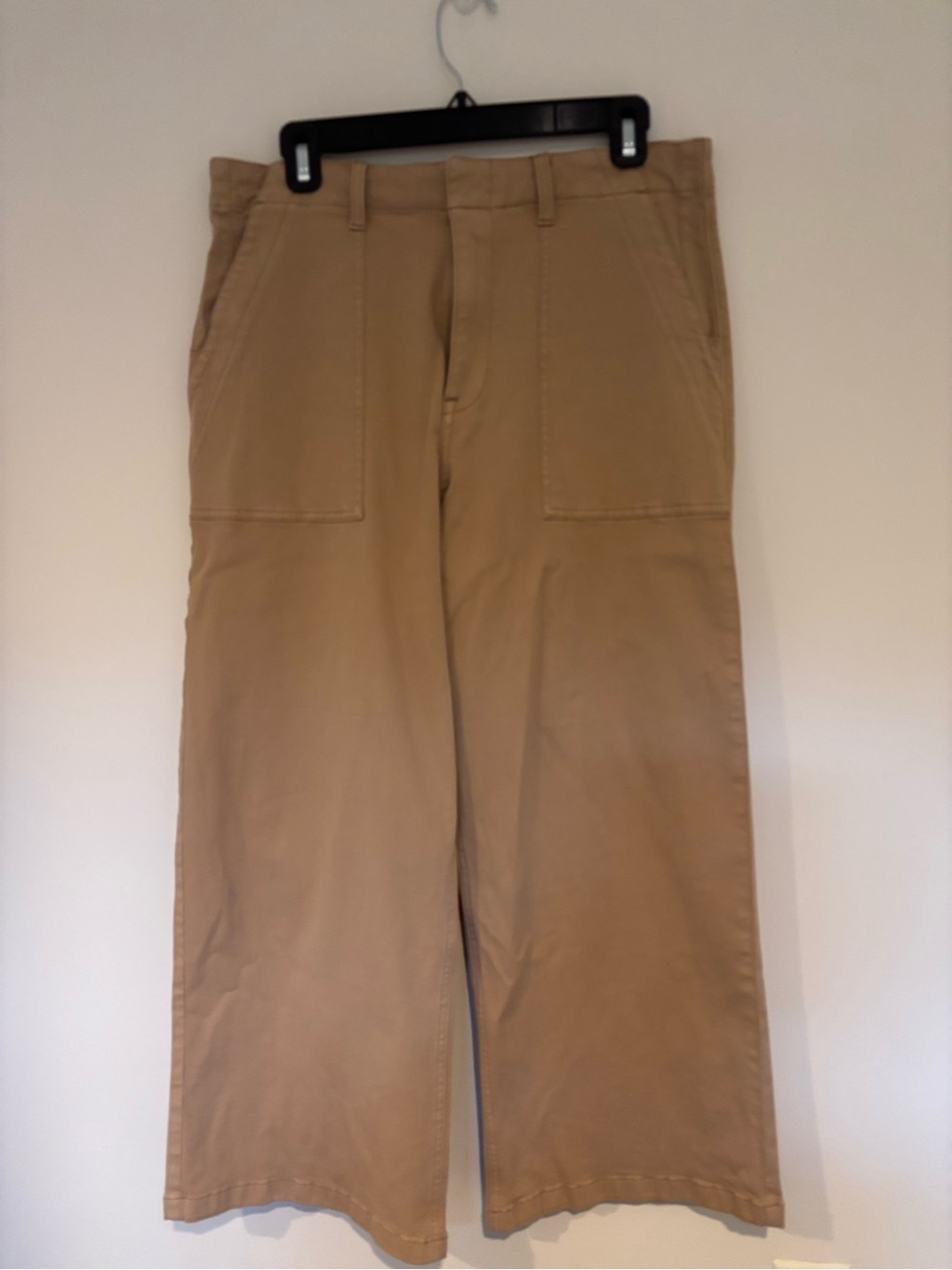 Pistola Sophia Stretch Cotton Ankle Wide Leg Pant - 30, Dijon Color
